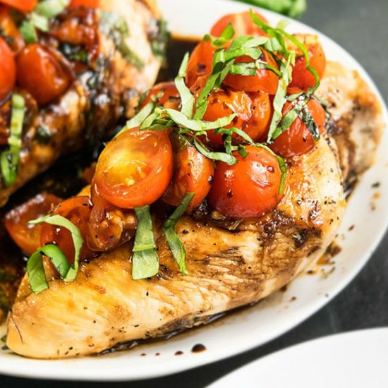 One Pot Bruschetta Chicken