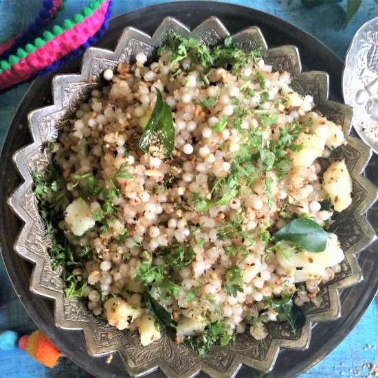 Sabudana khichdi (Tapioca Pearls)