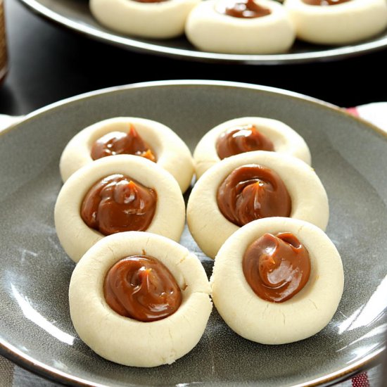 Dulce De Leche Thumbprint Cookies