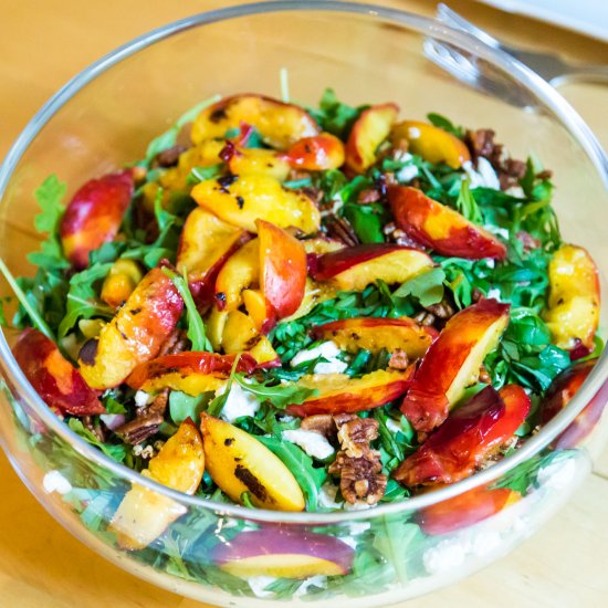 Grilled Nectarine Salad