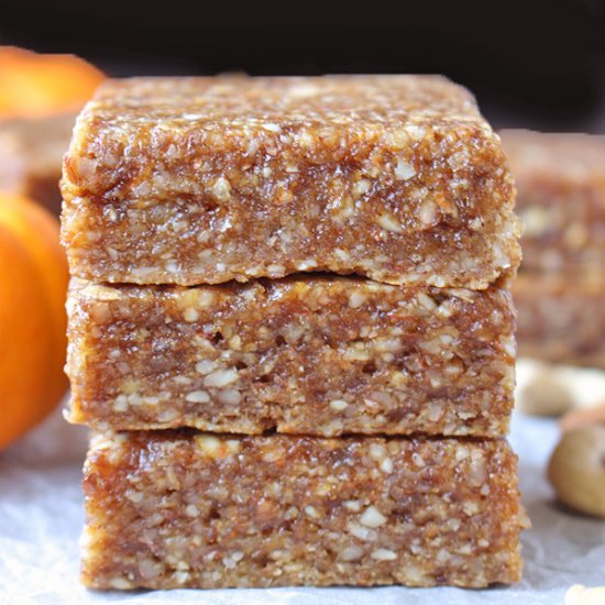 Paleo Pumpkin Protein Bars