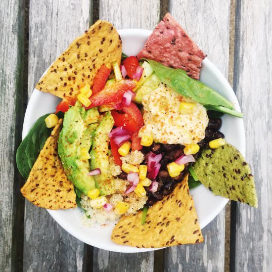 Mexican Greens + Grains Bowl