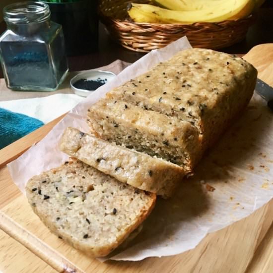 BANANA  LOAF WITH NIGELLA SEEDS