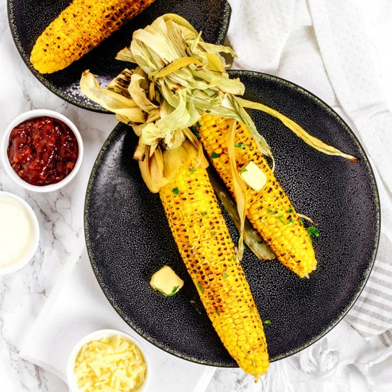 Cheesy Grilled Corn on the Cob