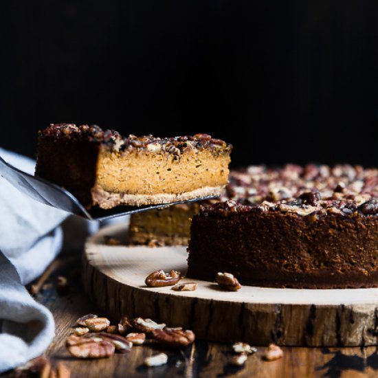 Chai Gluten Free Pumpkin Cheesecake