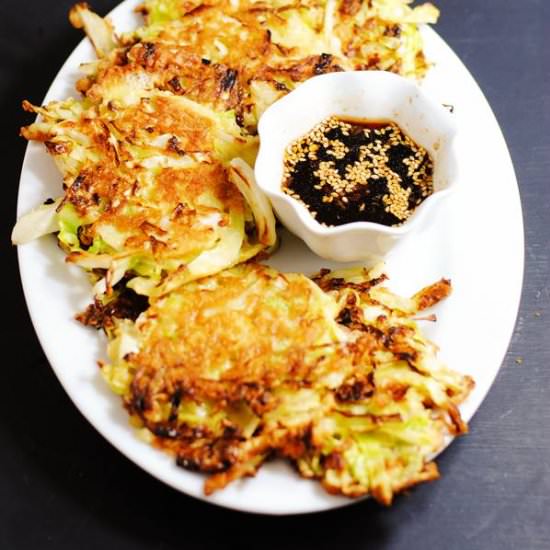 Japanese cabbage pancakes