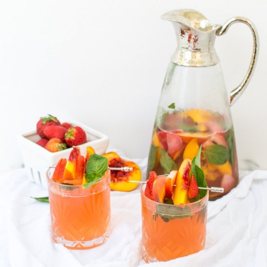 Rosé Peach Punch