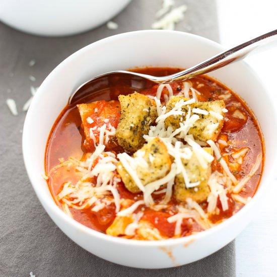 Chicken Parmesan Soup