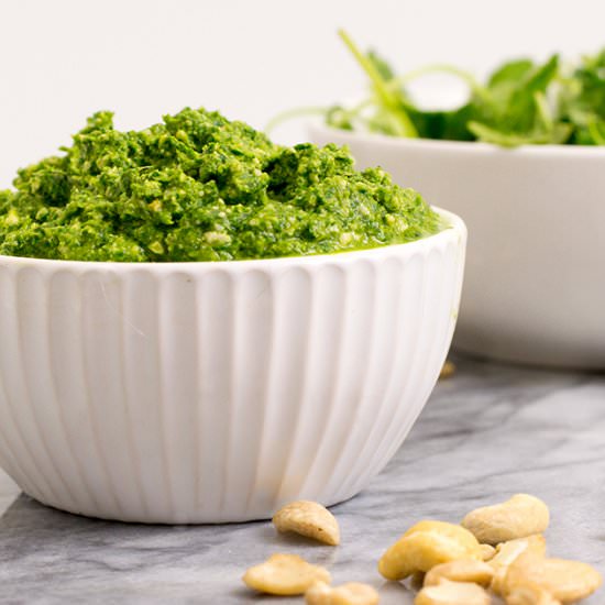 Arugula Cashew Vegan Pesto