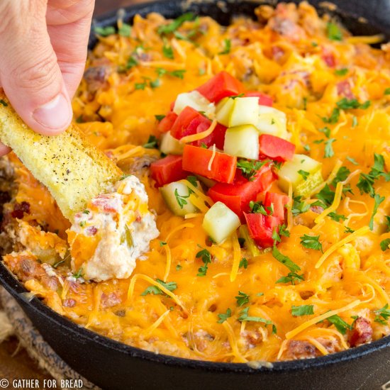 Easy Cheeseburger Dip