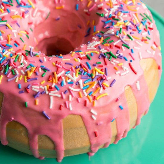 Giant Donut Cake