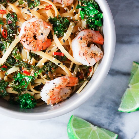 Chili Shrimp Pasta