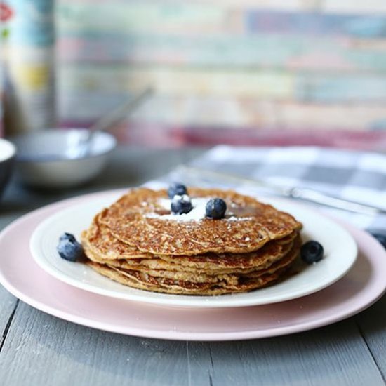 Banana Peanut Butter Pancakes