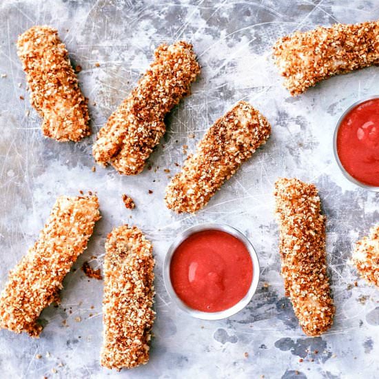 Crispy Baked Fish Sticks