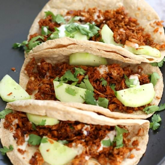 Berbere Spiced Jackfruit Tacos