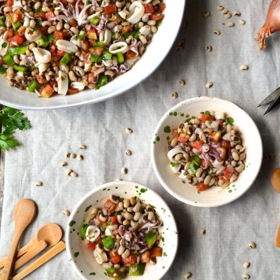 Calamari and Bean Salad