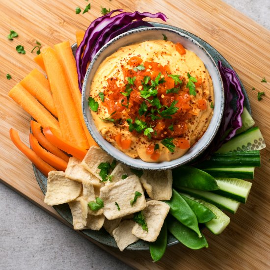 Roasted Red Pepper Hummus