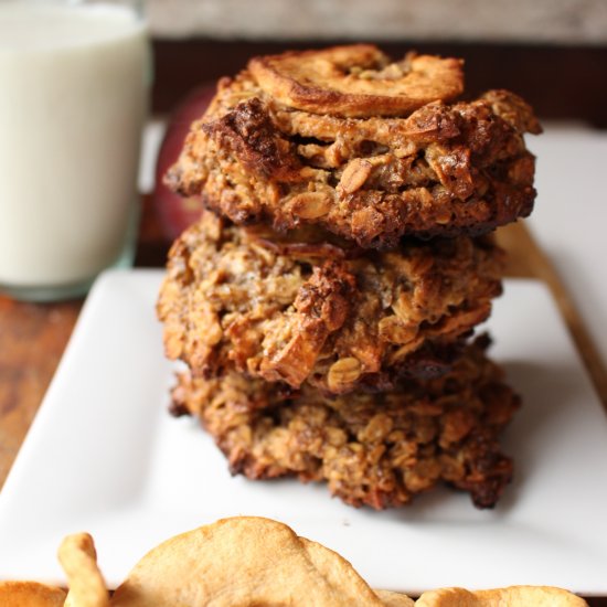 Apples and honey breakfast cookies