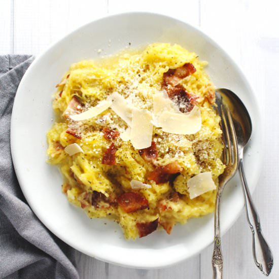 Spaghetti Squash Carbonara