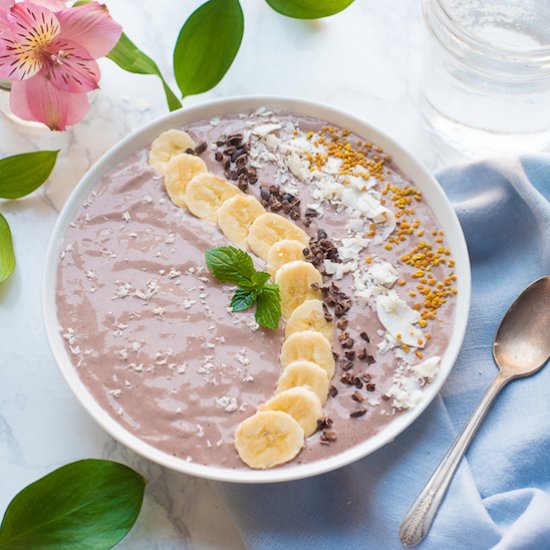 Chocolate Ginger Beauty Acai Bowl