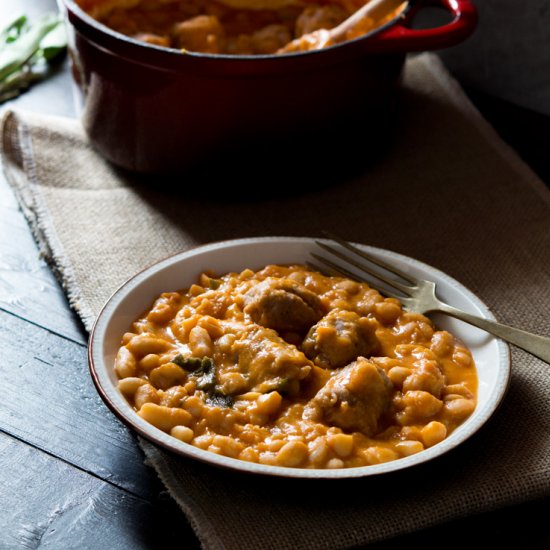 Tuscan bean and sausage stew