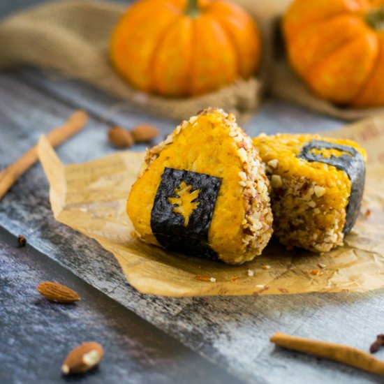 Pumpkin Spice Onigiri