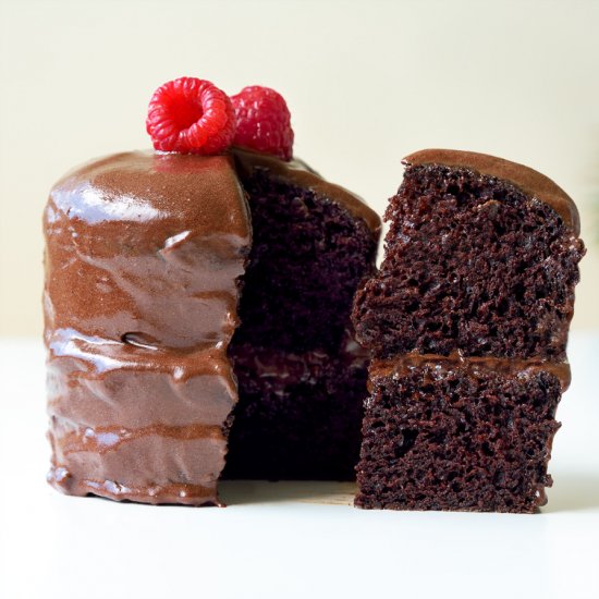 Vegan Mini Chocolate Fudge Cake