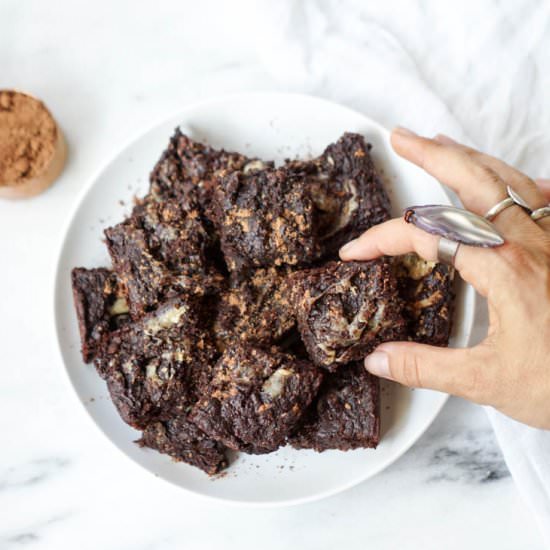 Peanut Butter Swirl Brownies