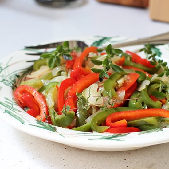 Italian Style Peppers and Onions