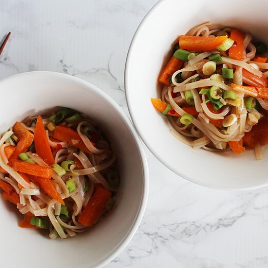 Sweet and Salty Miso Noodles