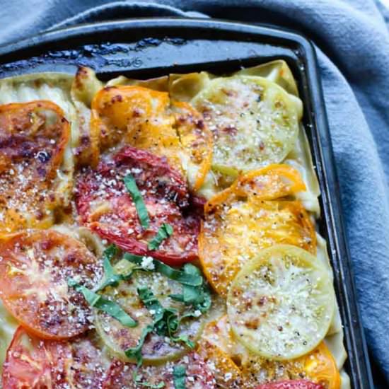 Heirloom Tomato Lasagna