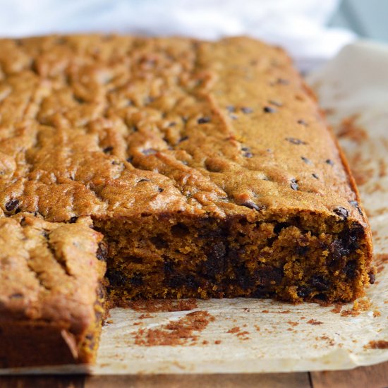 Pumpkin Blondies