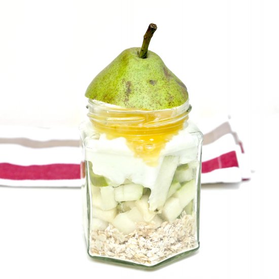 Pear and Granola Jar