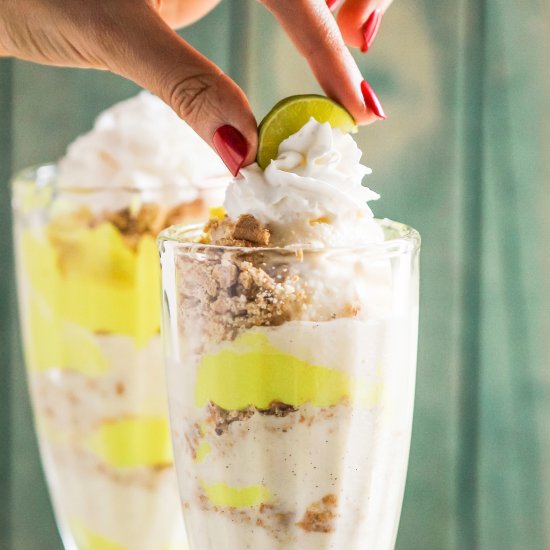 Healthy Key Lime Sundaes