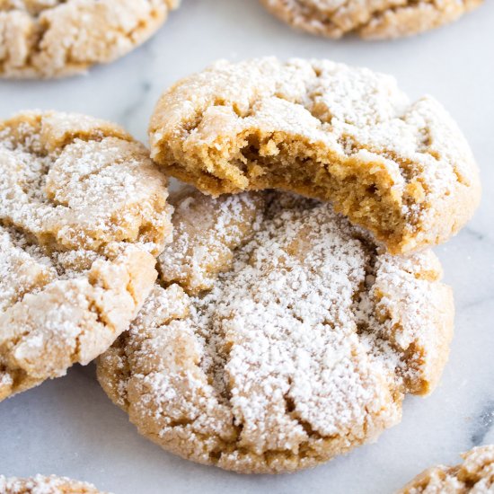 Peanut Butter Crinkle Cookies