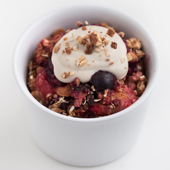 Vegan Gluten-Free Berry Crisp