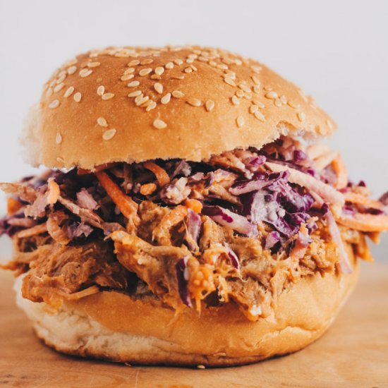 Sugar Free BBQ Pulled Pork Sandwich