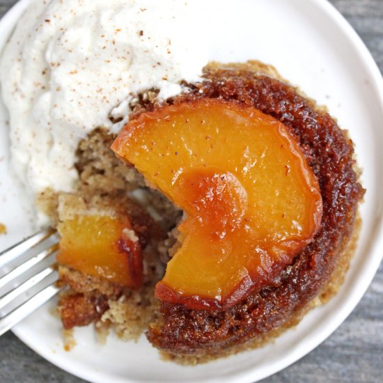 Peach Upside-Down Cakes