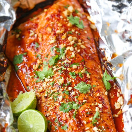 Thai Salmon in Foil