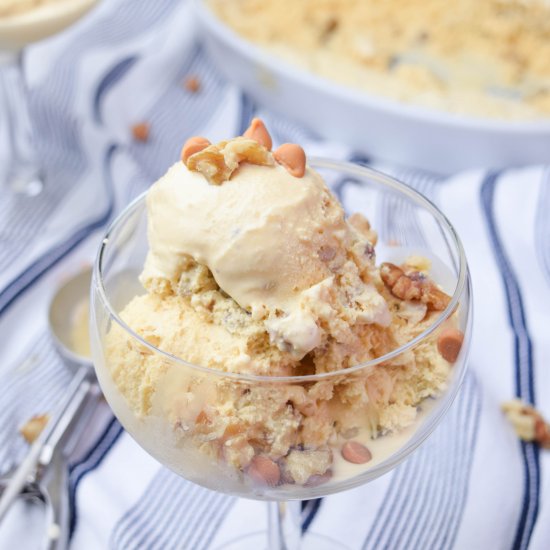 Butterscotch Walnut Ice Cream