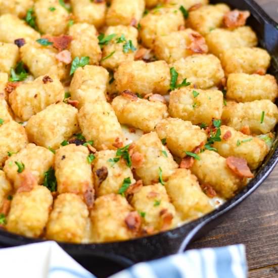 One Pot Chicken Cordon Bleu Hotdish