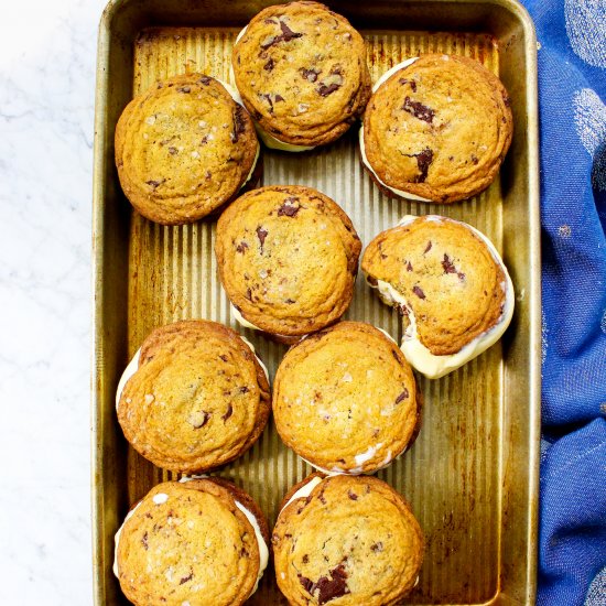 Mascarpone Ice Cream Cookies