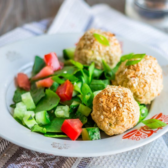 Baked Falafel