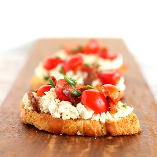 Tomato Ricotta Bruschetta