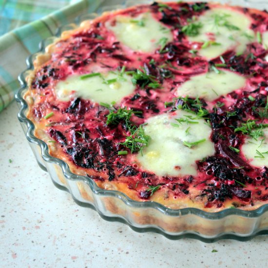 Tart with Beet Leaves/Greens