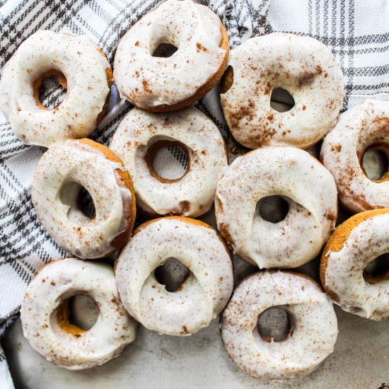 Gluten Free Pumpkin Doughnuts