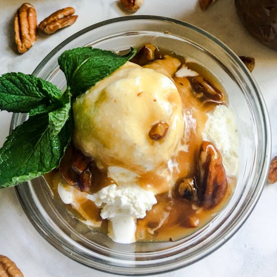 Burbon Pecan Caramel Sauce