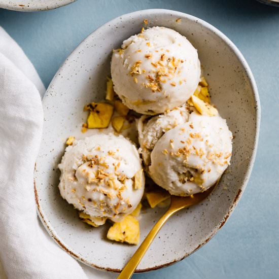 Coconut Ginger Ice Cream