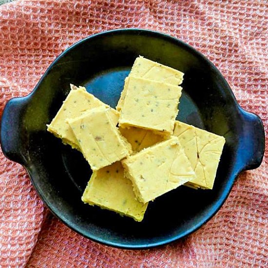 Vegan Besan Barfi