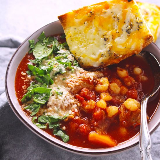 Slow Cooker Sweet Potato Posole